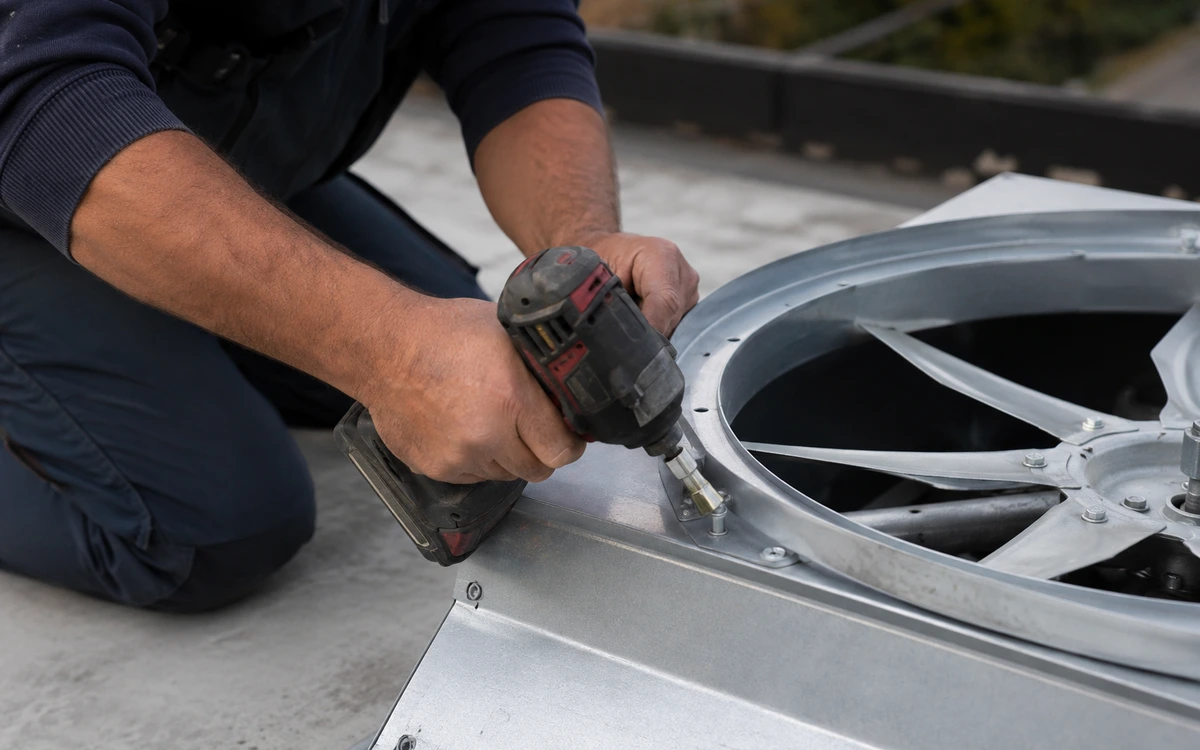 Industrial fan installation contractor